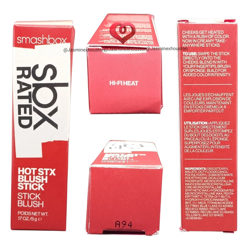 🎉2•$13/3•$18🎉 SMASHBOX Hot Stx Blush Stick In Hi-Fi Heat